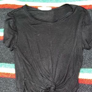 Black crop top